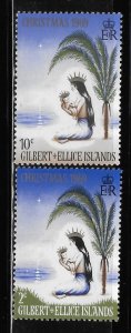 Gilbert & Ellice islands 1969 Christmas Polynesian Madonna Sc 157-158 MNH A1425