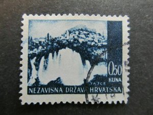 A4P24F162 Croatia 1941-43 50b Used-