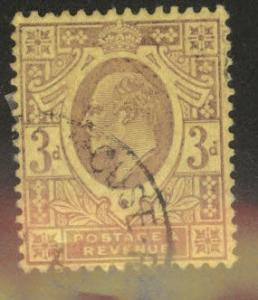 Great Britain Scott 132, KEVII CV$19 1902-11
