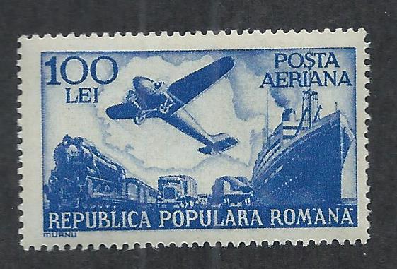 ROMANIA SC# C34 FVF/MLH 1948