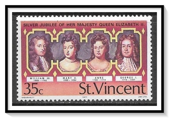 St Vincent #490 Kings & Queens MNH
