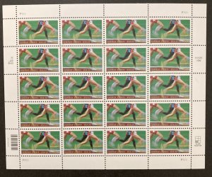 U.S. 2000 #3397 Sheet, Runners, MNH.