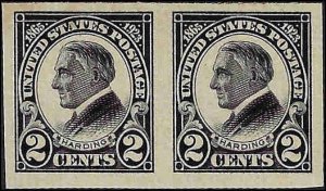 611 Mint,OG,NH... Pair... SCV $20.00