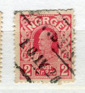 NORWAY; 1910 early Haakon issue 2k. used value