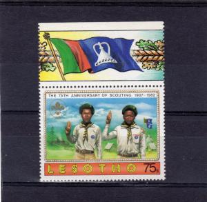 Lesotho 1982 Sc#361 Scouting Year Salute (1) MNH VF