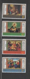 BAHAMAS #366-369 1974 CHRISTMAS MINT VF NH O.G