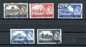 Great Britain 1959-8 Castle type high face Sc 371-4(373 II) Used 10881