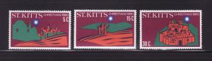 St Kitts 45-47 MNH Christmas