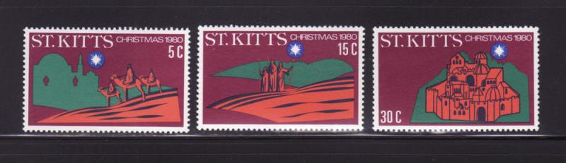 St Kitts 45-47 MNH Christmas