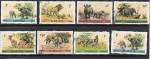 Tanzania 167-173 used