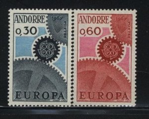 Europa by ANDORRA French MNH Sc 174-75  Value $ 10.75