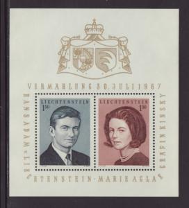 Liechtenstein 424 Souvenir Sheet MNH VF