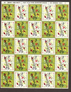 Christmas Seals, Scott # WX225 Printer Mark W 1966 Lot 230735 -33