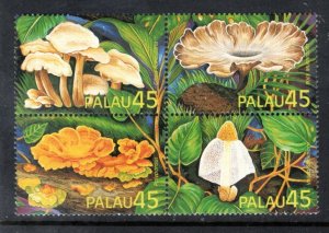 PALAU 211a MNH VF Block - Mushrooms Complete set