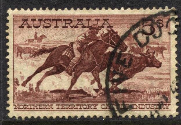 STAMP STATION PERTH - Australia #331 QEII Definitive Used