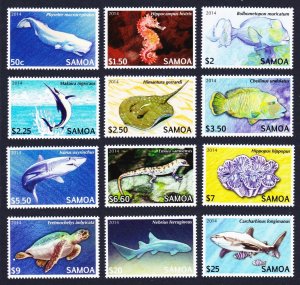 Samoa Threatened Species Definitives Part 2 2014 MNH SC#1167-1178 SG#1240=1263