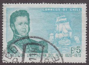 Chile 399 150th Anniv. of the Expedition to Liberate Peru From Spain 1971