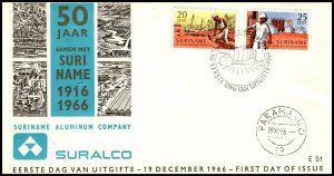 Suriname 341-342 U/A FDC