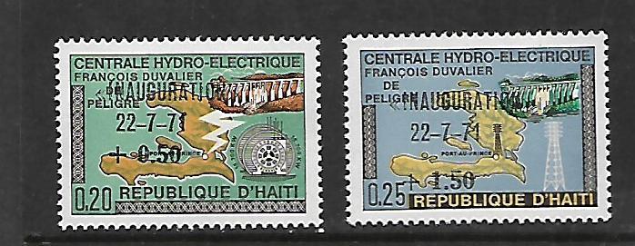 HAITI,B43-B44, MNH, INAUGURATION 22/-7-71