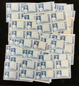 978  Gettysburg Address  MNH 100 3 cent stamps FV $3.00 Issued 1948