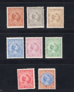 MOMEN: NETHERLANDS INDIES SC #23-30 1892-7 MINT OG LH $337 LOT #67163*