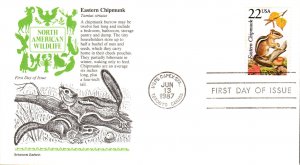 #2297 Eastern Chipmunk Aristocrat FDC