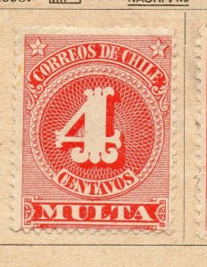 Chile 1898 Early Issue Fine Mint Hinged 4c. NW-09271