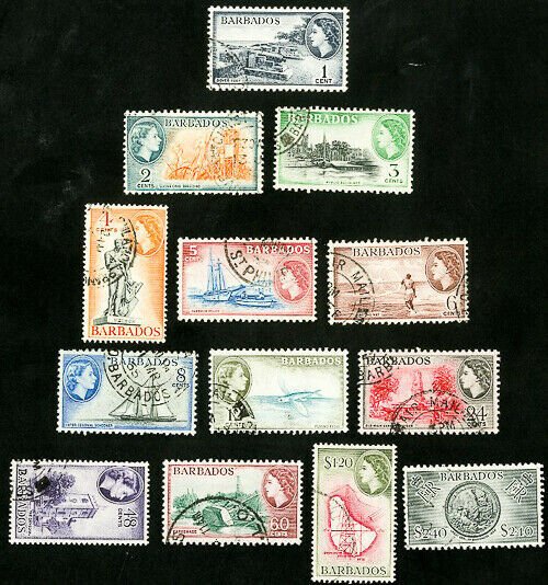 Barbados Stamps # 235-47 Used VF