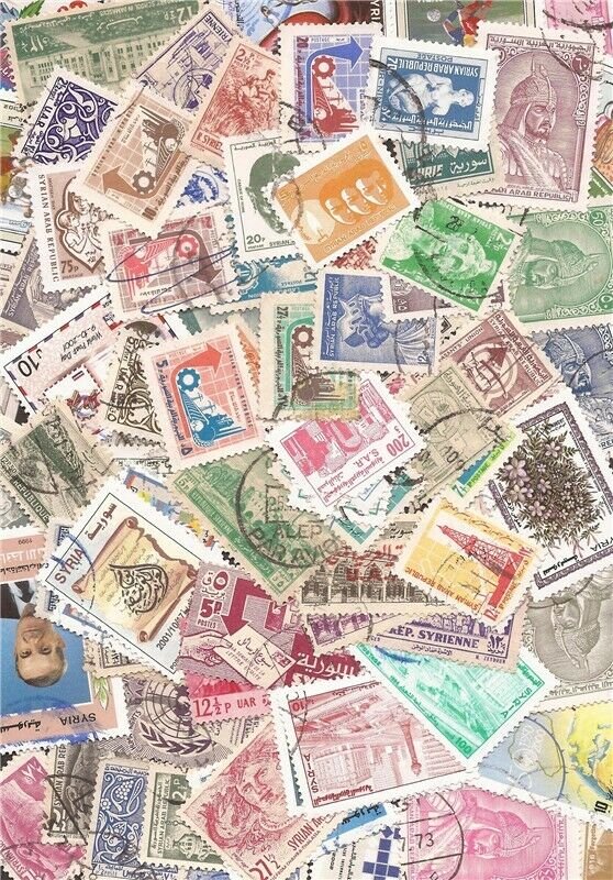 Syria - Stamp Collection - 100 Different Stamps