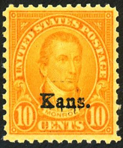 U.S. #668 MINT VF OG NH