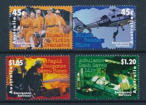 [73567] Australia 1997 Emergency Services Ambulance Fire Brigade Police  MNH