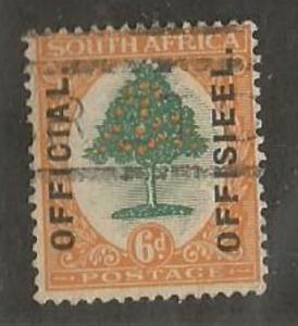 British Commonwealth - South Africa - Scott #O4a Official Stamp - Used Single