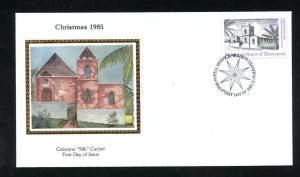 C13 Micronesia 33c Airmail Christmas 85 Colorano Silk Cachet