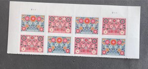 US 2022 Love #5660-1 plt blk of 8 mint