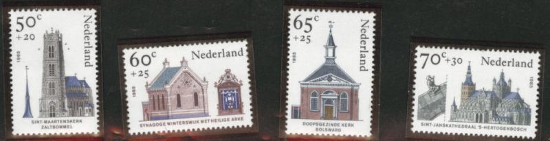 Netherlands Scott B611-614 MNH** 1985 semi-postal set