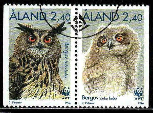 Finland, Aland Islands # 122-25 ~ Cplt Set of 4, 2 prs ~ CTO, HMR ~ cv 4.00