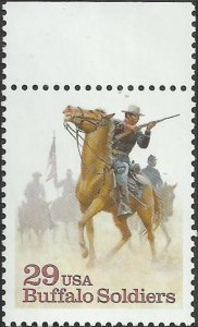 # 2818 MINT NEVER HINGED ( MNH ) BUFFALO SOLDIERS