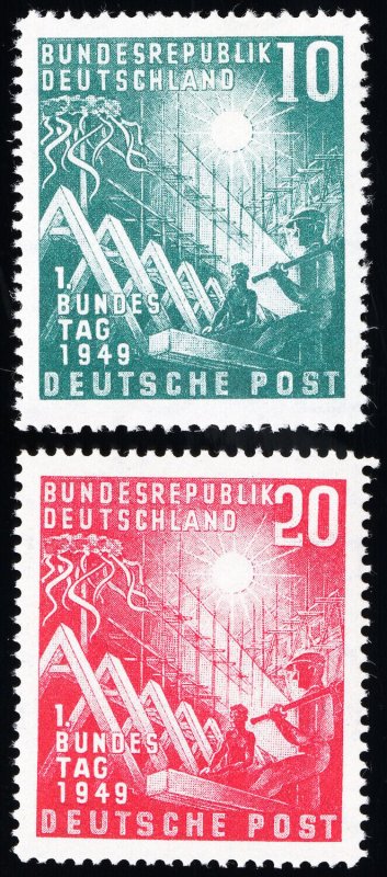 Germany Stamps # 665-66 MNH XF Scott Value $80.00