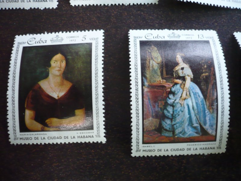 Stamps - Cuba - Scott# 1699-1705 - Mint Hinged Set of 7 Stamps