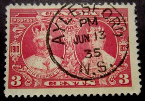 Canada #213 CDS Cancel Aylesford, NS {ebhs54}