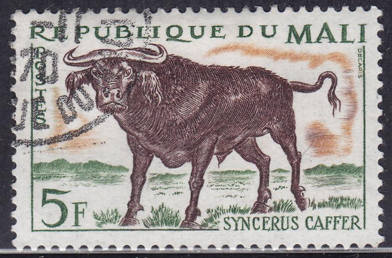 Mali 68 CTO 1965 Wild Cape Buffalo