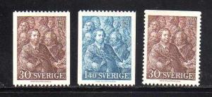 Sweden MNH sc# 594-6 Painting 2010CV $4.95