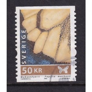 Sweden  #2565  used   2007  wing of Papillo Machaon