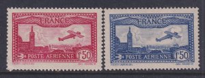 France, Scott C5-C6 (Yvert PA5-PA6), MNH 