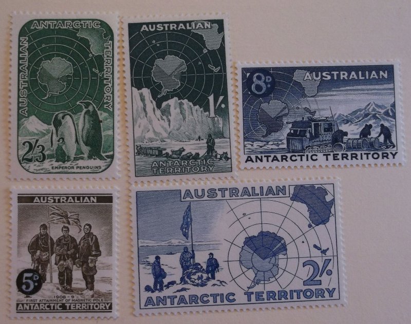 Australia Antarctica L1-5 MNH   Cat $20.40 Full Set