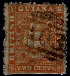 British Guiana #59 Used F-VF hr w/perf faults SCV $32.50...Bid to Win!!