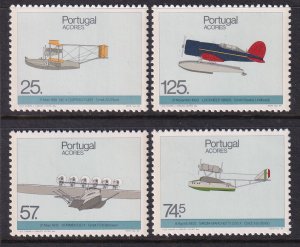 Azores 366-369 Airplanes MNH VF