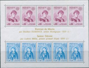 Monaco 1975 SG1188 Europa MS MNH