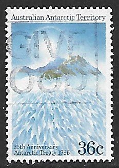 Australian Antarctic Territory # L75 - Antarctic Treaty - Used....(KlBl9)