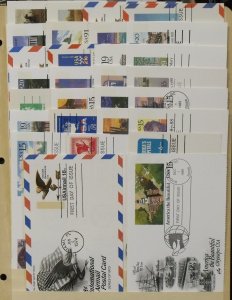 A37   USA   Collection   Postal Cards        Mint/Used